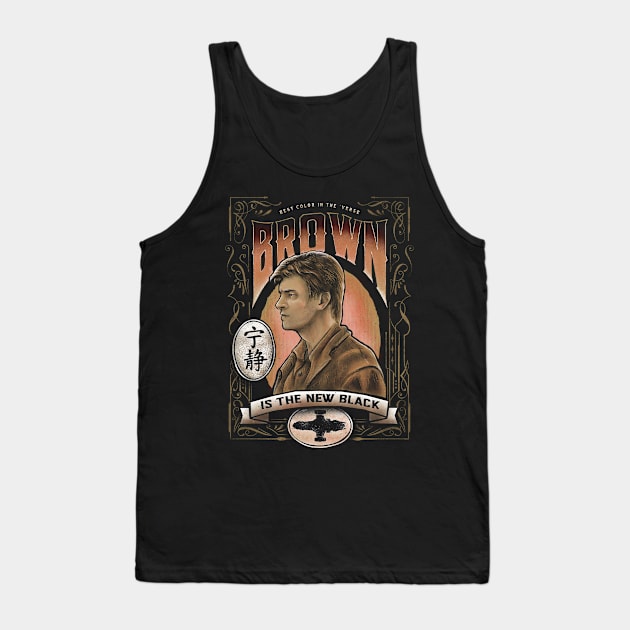 Brown is the New Black Tank Top by barrettbiggers